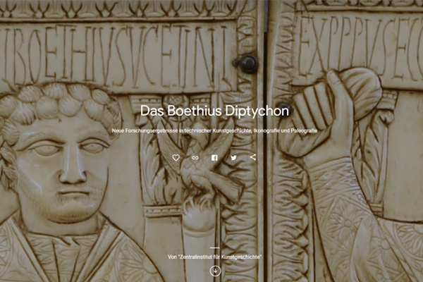 Neue Ausstellung auf Google Arts & Culture: „Das Boethius Diptychon. Neue Forschungsergebnisse in technischer Kunstgeschichte, Ikonografie und Paleografie“