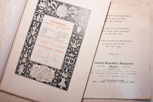 Neues Forschungsprojekt am ZI // Rekonstruktion der Arisierung des Münchner Antiquariats Ludwig Rosenthal und Rekonstruktion des Verlusts der Kulturgüter aus dem Eigentum der Familie Norbert Rosenthal