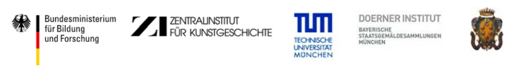 In einer Reihe stehen fünf verschiedene Logos kultureller Institute