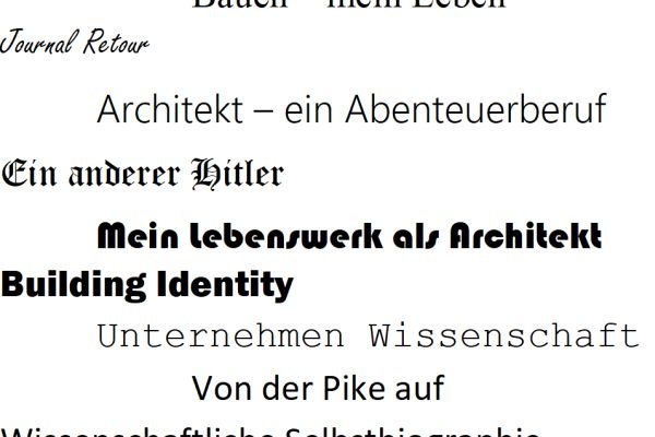 Vortrag // Tobias Zervosen: Architektenautobiographien. Literarische Selbstdarstellung und Selbstreflexion eines Berufsstandes im 20. Jahrhundert