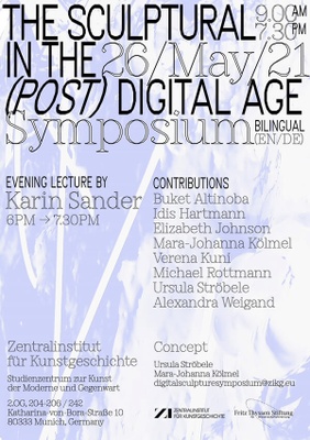 Symposium // Das Skulpturale im (post)digitalen Zeitalter