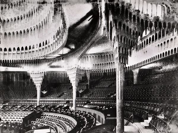 Berlin, Großes Schauspielhaus, 1919, Kuppelsaal (Hans Poelzig) (Foto: Architekturmuseum TU Berlin, © CC0)
