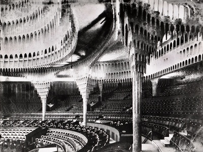 Berlin, Großes Schauspielhaus, 1919, Kuppelsaal (Hans Poelzig) (Foto: Architekturmuseum TU Berlin, © CC0)