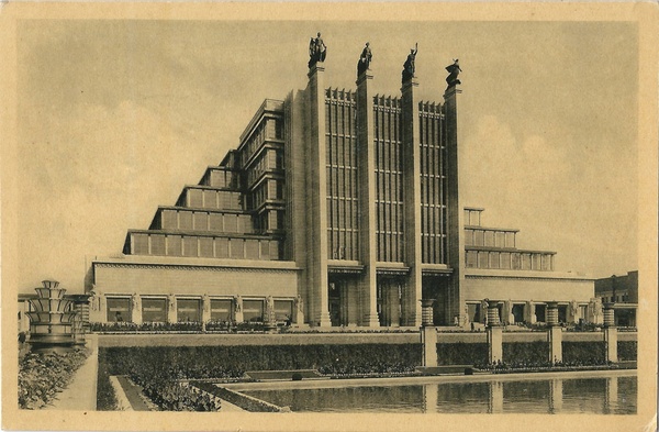 Édition Nouvelle - Bruxelles (photographe inconnu), EXPO Bruxelles 1935-B, als gemeinfrei gekennzeichnet, Details auf Wikimedia Commons