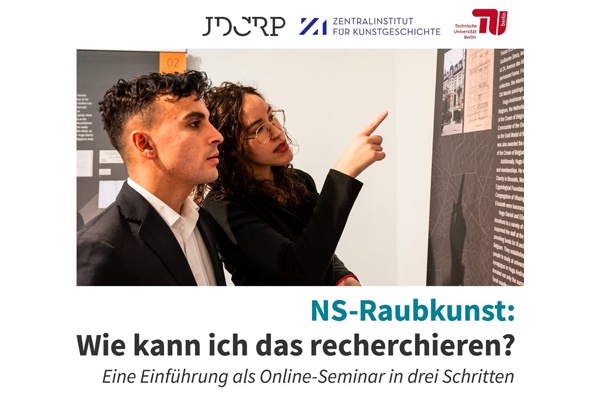 Online-Seminar // NS-Raubkunst: Wie kann ich das recherchieren? Eine Einführung in drei Schritten | Teil 1