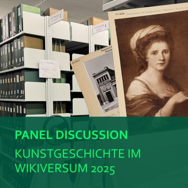 Dekoratives Bild. Grüne Schrift. Archiv.