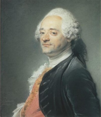 Jean-Baptiste Perronneau, Maurice-Quentin de La Tour, 1750, Pastell auf Papier, 56 x 48 cm, Saint-Quentin, Musée Antoine-Lécuyer