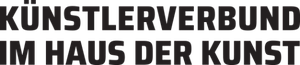 Schwarzes Logo Künstlerverbund im Haus der Kunst