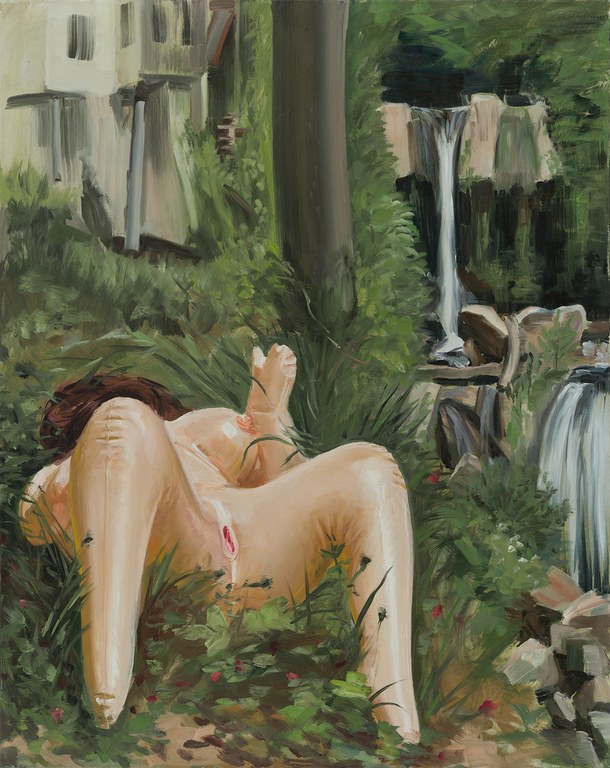 Anke Doberauer: Et tant donnait…/ Chexbres, 2011, Öl auf Leinwand, 100 x 80 cm