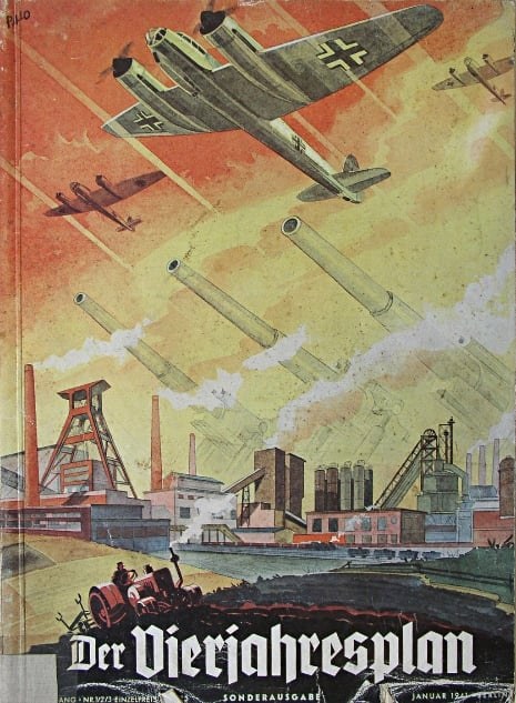 Buchcover von "Der Vierjahresplan", Januar 1941