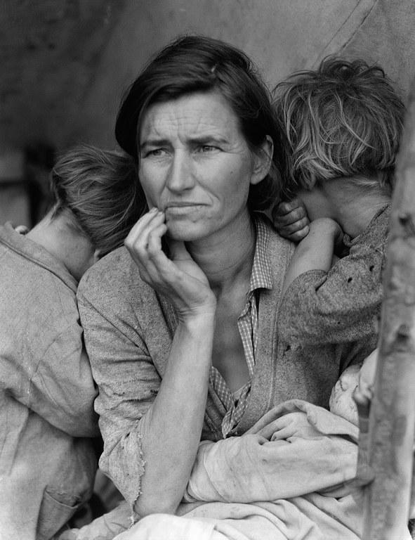 Dorothea Lange, Migrant Mother, 1936 1000_Lange-MigrantMother02.jpg
