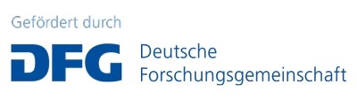 Blaues Logo der Deutschen Forschungsgemeinschaft.