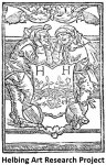 Schwarzes Logo Helbing Art Research Project