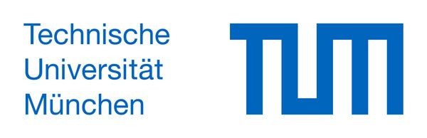 Blaues Logo der Technischen Universität München.