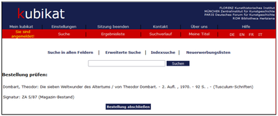 Bestellung abschließen