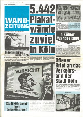 Wandzeitung