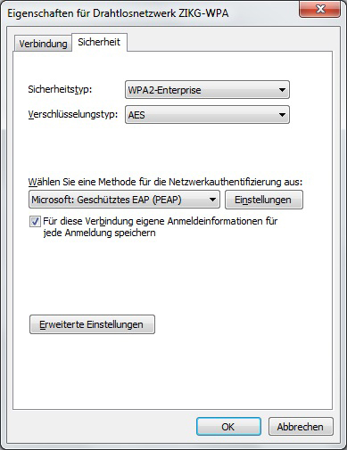 WLAN Windows 7 Abb. 2