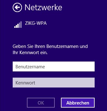 WLAN Windows 8.1 - Abb. 5