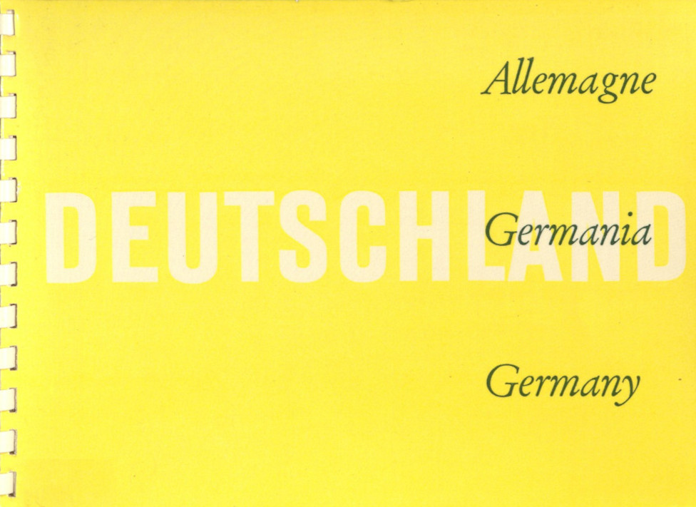 Deutschland: Allemagne / Germania / Germany. Kat.Ausst. Milano 1951 5 b,c 1