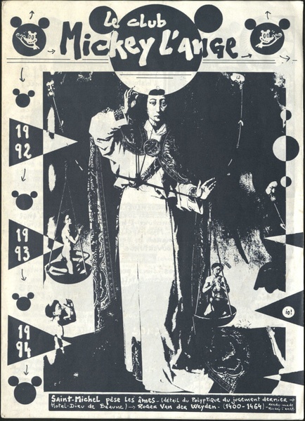 Éric Heilmann (*1963-): Le Club Mickey l’Ange. Graphzines 1857 Cover