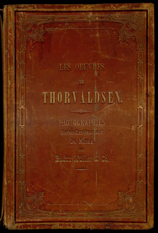 Buchcover- Rotes Leder, goldene Schrift