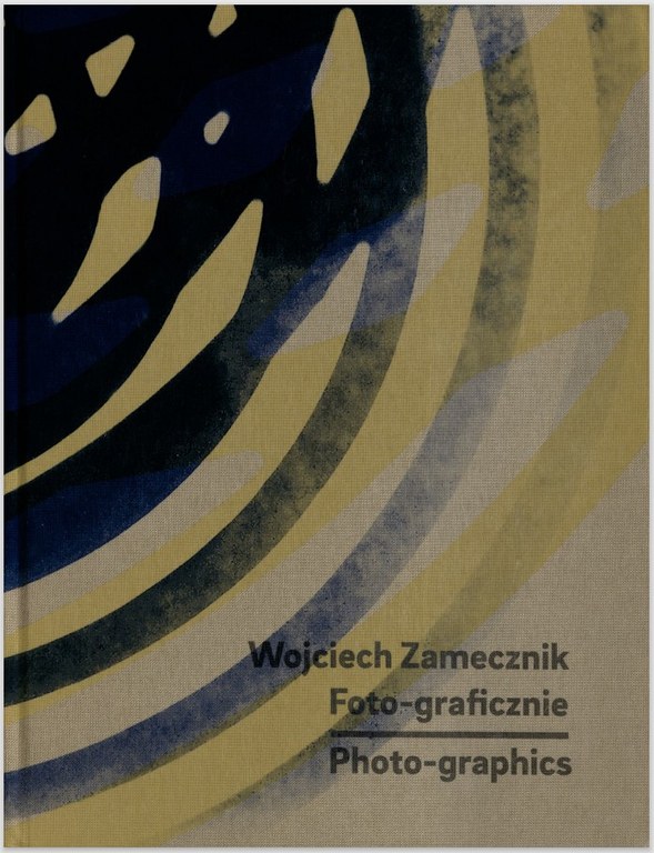Buchcover mit abstrakten Rundbögen in blau und gelb