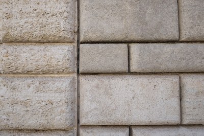Detail Mauer aus Stein