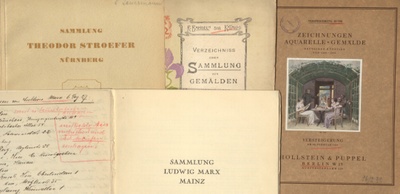Projekt Quellenmaterial Kunsthandel