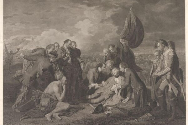 600x400 William Woollett , The Death of General Wolfe, 1776, Yale Center for British Art