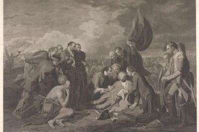 600x400 William Woollett , The Death of General Wolfe, 1776, Yale Center for British Art