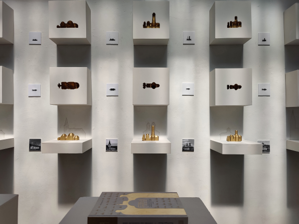 Matei Stoean // Image from „the Shape and Measure of Space” exhibition, part of the Spazi Aperti – Mostra collettiva degli artisti in residenza presso gli Istituti e le Accademie straniere di Roma, 2023