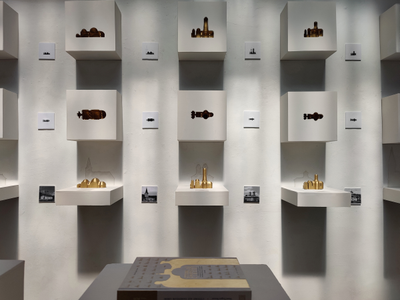Matei Stoean // Image from „the Shape and Measure of Space” exhibition, part of the Spazi Aperti – Mostra collettiva degli artisti in residenza presso gli Istituti e le Accademie straniere di Roma, 2023