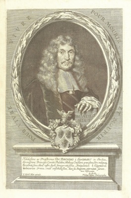 Portrait Joachim von Sandart Kupferstich Lucas Kilian nach Johan Ulrich Mayr n.d.