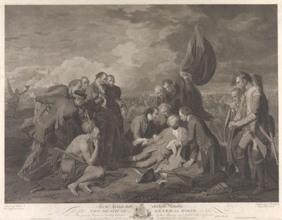 William Woollett , The Death of General Wolfe, 1776, Yale Center for British Art