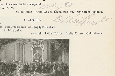 Unikales Quellenmaterial zum deutschen Kunsthandel: Digitalisierung und Erschließung der Handexemplare der Kataloge des Münchner Auktionshauses Hugo Helbing (1887 bis 1937)