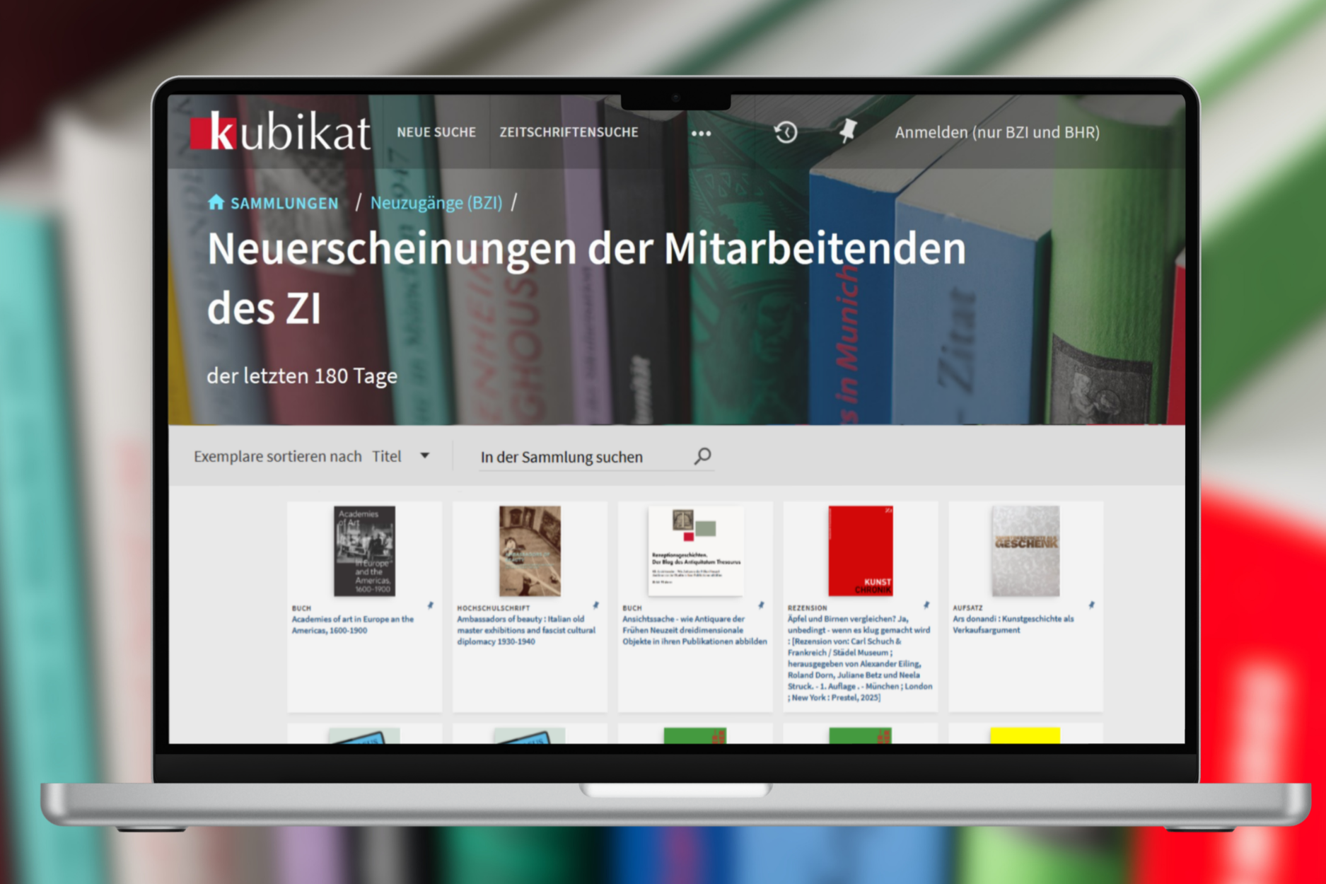 Neuerscheinungen der Mitarbeitenden am ZI