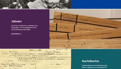 Böhler:research // Einzigartige Quellen der Kunsthandlung Julius Böhler von 1903 bis 1948 ab sofort online zugänglich 
