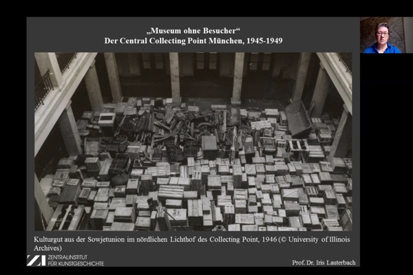 Youtube // Vortrag Prof. Dr. Iris Lauterbach: „Museum ohne Besucher": Der Central Collecting Point München, 1945-1949